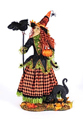 Wendy's Fall Trail Fancy Witch with Crow