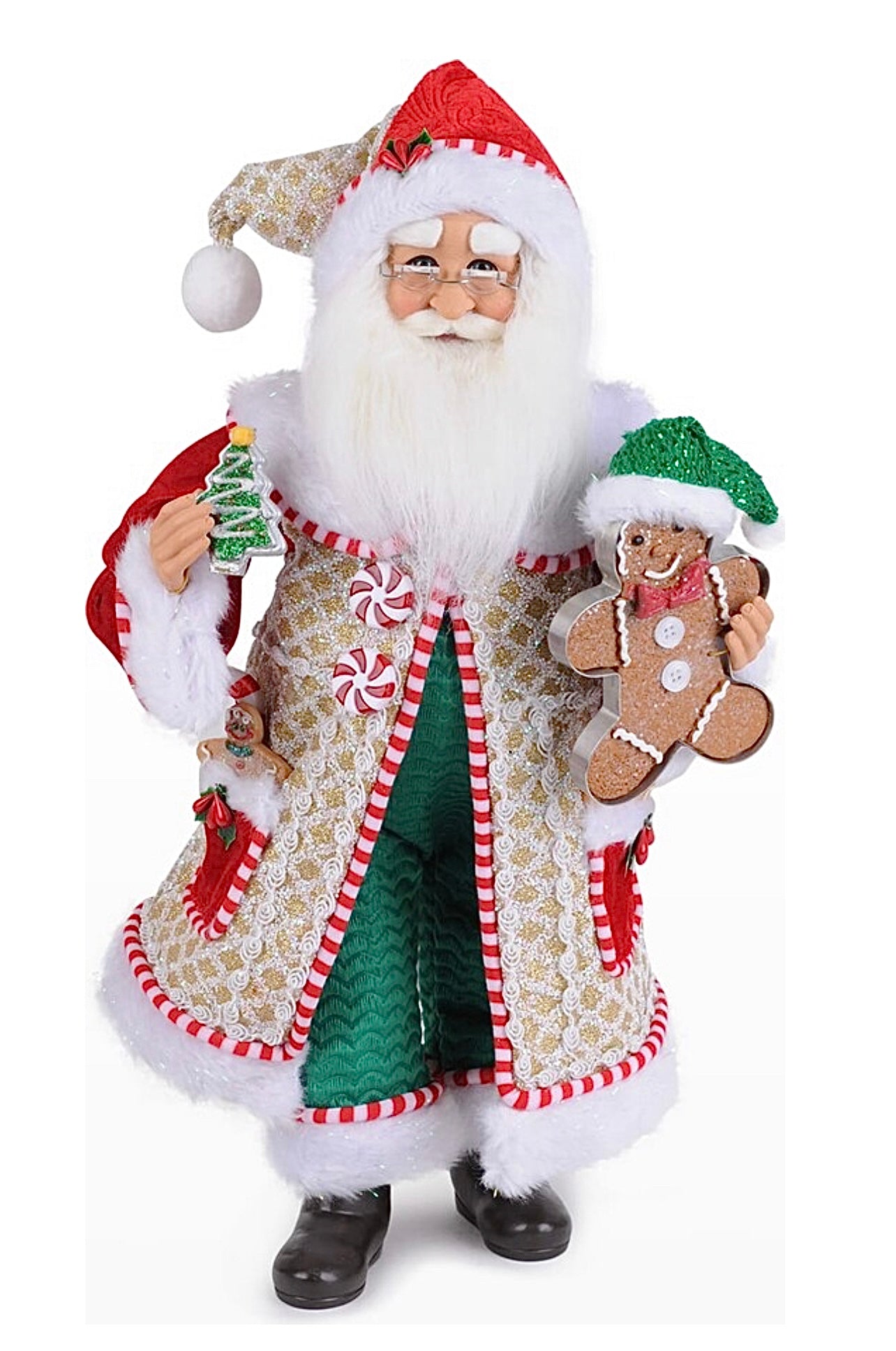 Whimsical Gingerbread Santa Clause