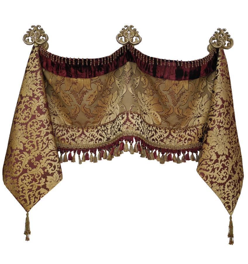 Decorative Valance And Jabots (Available In Any Of Our Fabrics) Window Treatment