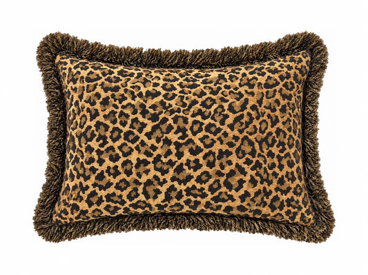 Rectangle Lumbar Pillow - Leopard