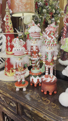 Hollywood Candy and Cake Hat Nutcrackers