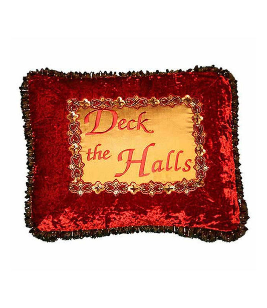 Deck The Halls Christmas Pillow Holiday Pillows