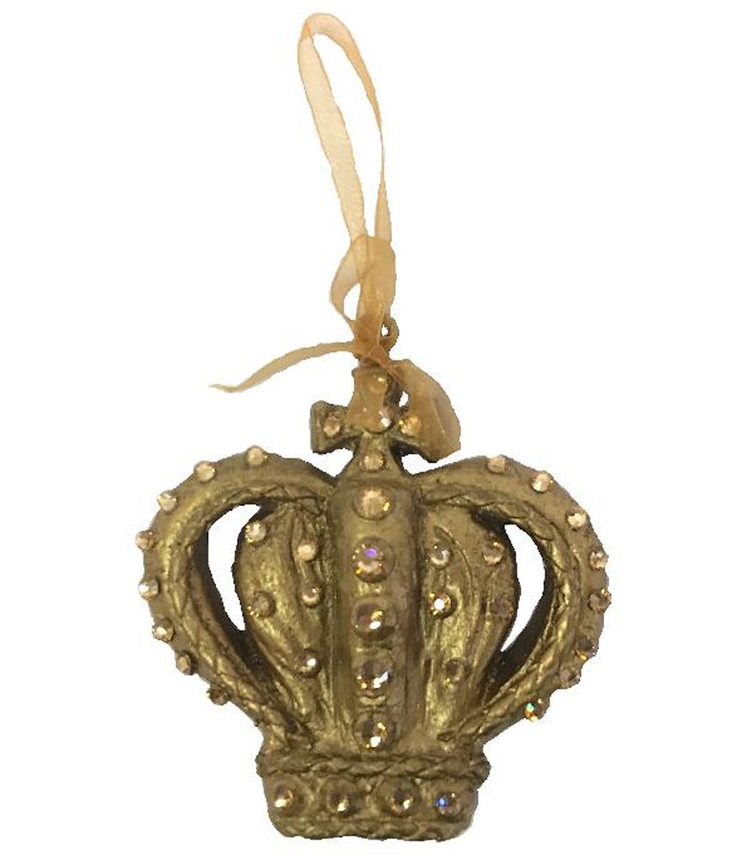 Christmas Ornament Jeweled Fancy Crown Ornaments