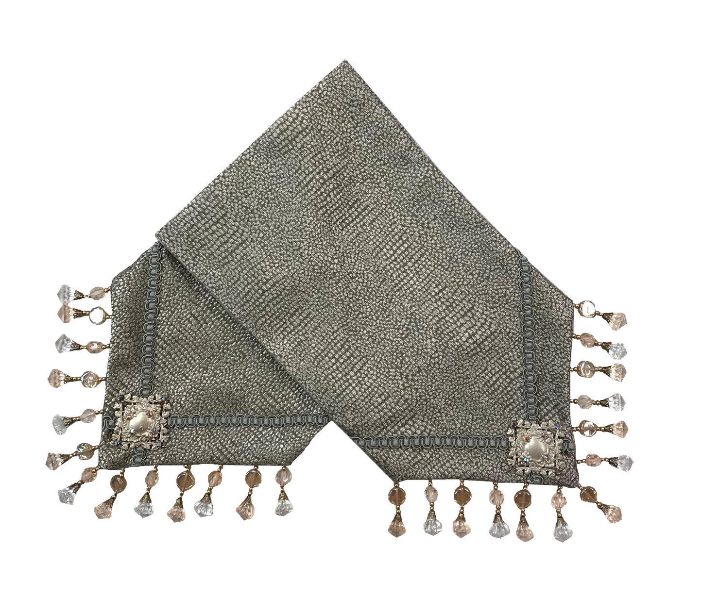 Toilet Tank Runner Taupe Gecko