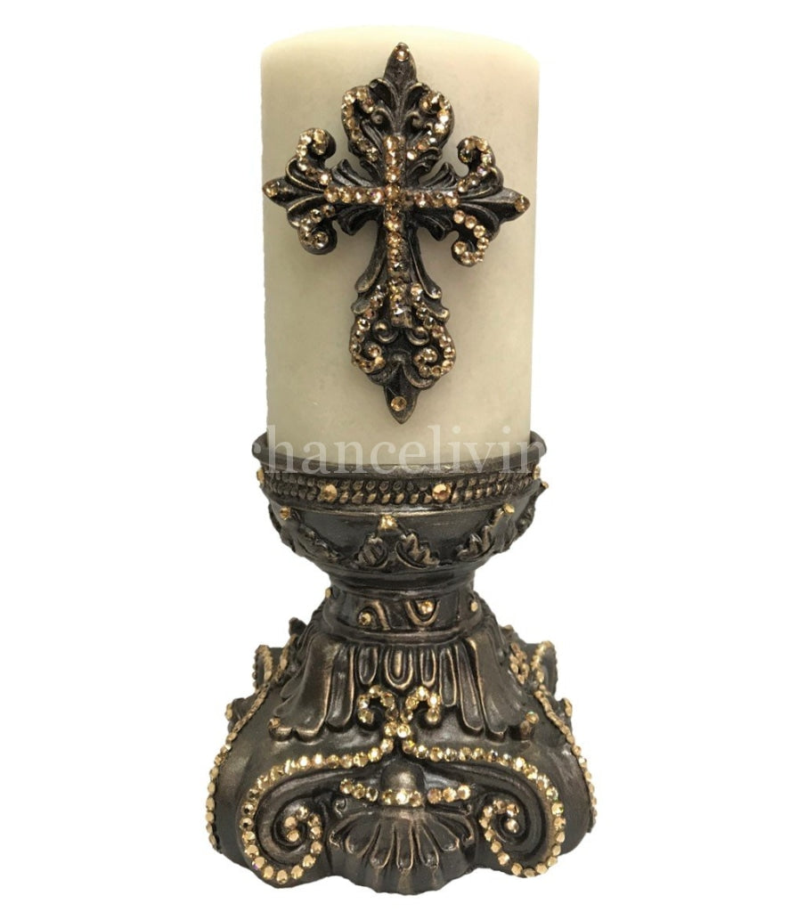 4x6_Decorative_candle-4x6_Jeweled_candle_base-jeweled_candles-candle_bling-old_world_decor-triple_scented_candles-table_top_decor-reilly_chance_grande