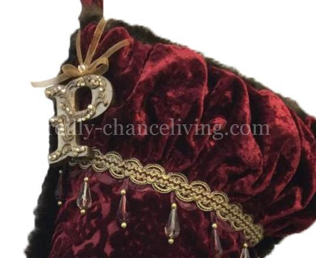 Christmas__Stocking-Jeweled_initials-monogram_reilly_chance_collection