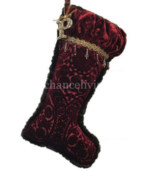Christmas__Stocking-Jeweled_initials-monogram_reilly_chance_collection