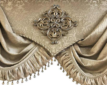 Velvet Panels with Decorative Bead Trim – Reilly-Chance Collection