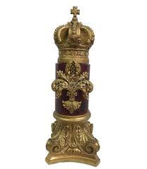 Decorative_candle-6x9_decorative_candle_base-fleur_de_lis_candle-jeweled_candle_and_jeweled_base-old_world_decor-sir_oliver_s_candles-jeweled_capital-reilly_chance_collection_lar