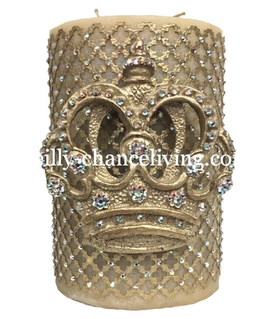 Decorative_candles-old_world_decor-6x9_candles-fancy_candles_huge_candles-Candle_with_crown-candles_with_bling-jeweled_candles-triple_scented_candles-sir_oliver_s_candles-reilly_chance