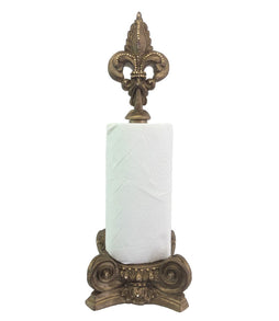 Decorative Paper Towel Holder with Crown and Crystals Reilly Chance Collection