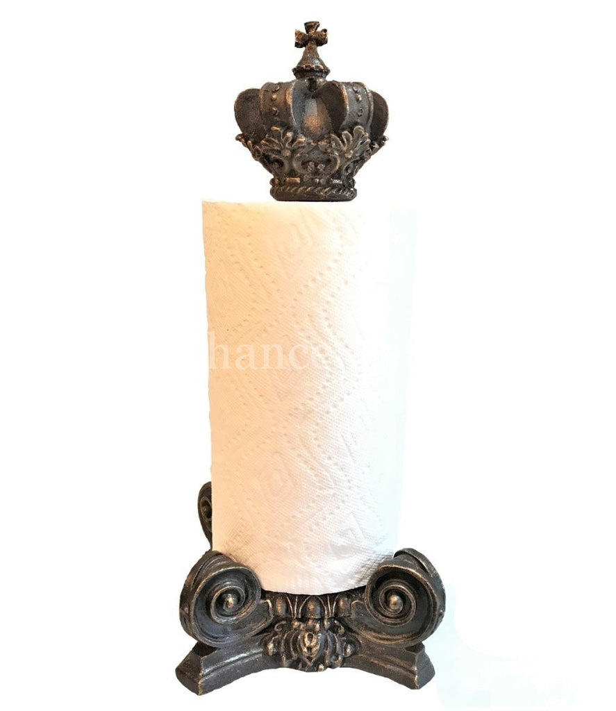 Decorative_paper_towel_holder-old_world_paper_towel_holder-kitchen_decor-crown_top_paper_towel_holder-reilly_chance_collection
