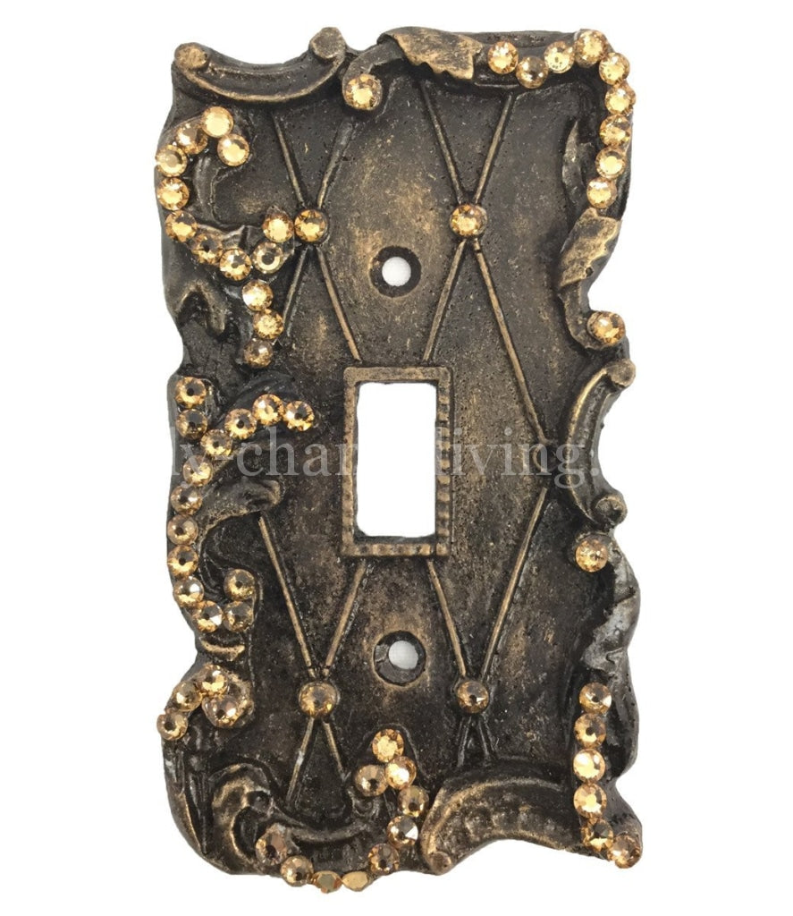 Decorative_switchplates_covers-lattice-single_flip_switch-sir_olivers-reilly_chance_collection