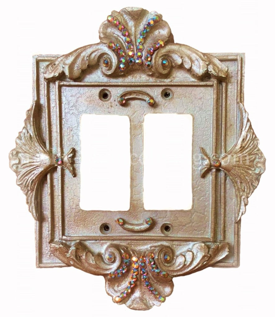 Decorative_switch_plate_covers-swarovski_crystals-florentine-double_rocker_dimmer_switch-sir_olivers-reilly_chance_collection_grande