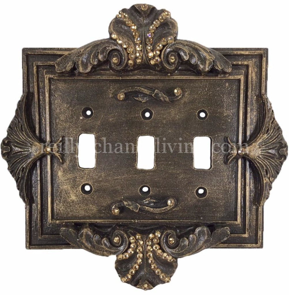 Decorative_switch_plate_covers-swarovski_crystals-florentine-outlet-sir_olivers-reilly_chance_collection