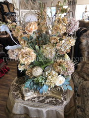 Luxury Designer Faux Floral Arrangements Large Neutral Reilly-Chance Home Decor Retail Store