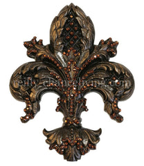Drapery_medallion-fleur_de_lis-bronze-swarovski_crystals-tie_back_tassel_holder-reilly_chance_collection