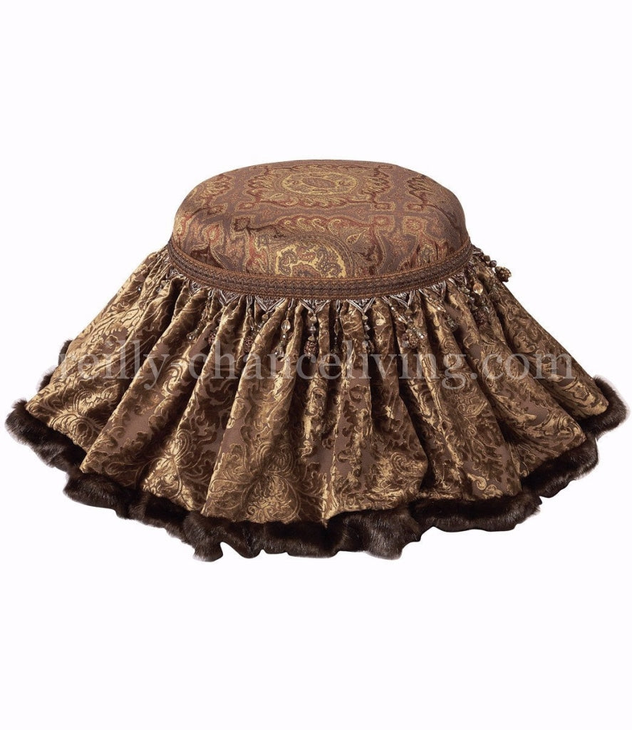 Foot_stool-gold-bronze-velvet-beads-reilly_chance_collection