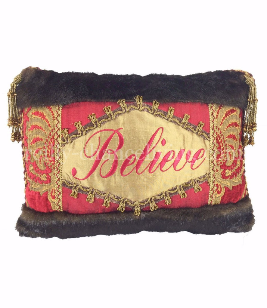 Christmas_pillow-Holiday_pillow-red-gold-faux_mink-tassels-Believe_embroidered-reilly_chance_collection_grande