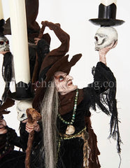 Katherine’s Collection 3 Witches Candelabra