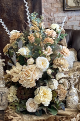 Luxury Designer Faux Floral Arrangements Large Neutral _ Reilly-Chance Collection