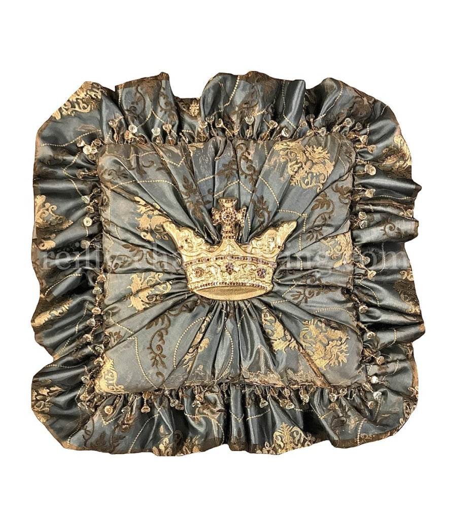 Luxury_Accent_pillow-ble_pillows-high_end_decorative_throw_pillows-crown_pillow-ruffled_pillow_with_jewels--beautiful_pillows-reilly_chance