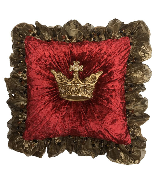 Luxury_Accent_pillow-high_end_accent_pillow-decorative_throw_pillows-red_velvet_pillows-crown_pillow-ruffled_pillow_with_jewels-old_world_decor-beautiful_pillows-leopard_pillow-reilly_chance_