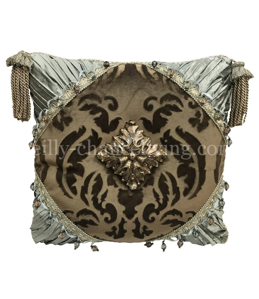 Luxury_Accent_pillow-high_end_pillow-decorative_throw_pillows-spa_green_pillows-pillow_with_jewels-old_world_decor-reilly_chance