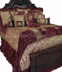Luxury_Bedding-burgundy-gold-velvet-bedding-burgandy-over_sized_bedding-old_world_bedding-reilly_chance_collection_grande