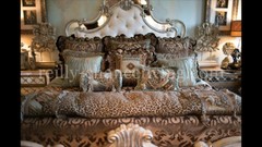 Old_world_bedding-chocolate_velvet-spa_green_silk-leopard_print-bed_sets-over_sized_bedding-fancy_pillows-reilly_chance_collection