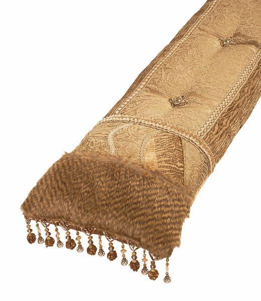 Champagne Decorative Bedding Pillow End Of Bed