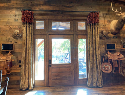 Luxury Curtain Panel Style #14 With Brussels Ii Collection Window Treatment