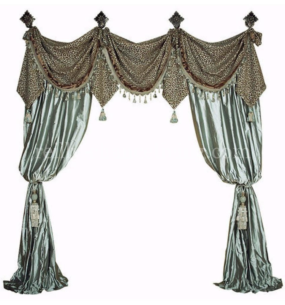 Luxury_window_treatments-curtains-leopard-spa_green-silk-reilly_chance_collection