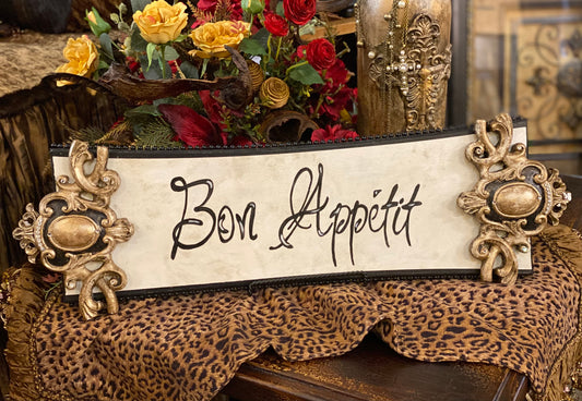 Michelle Butler Bon Apetit Plaque