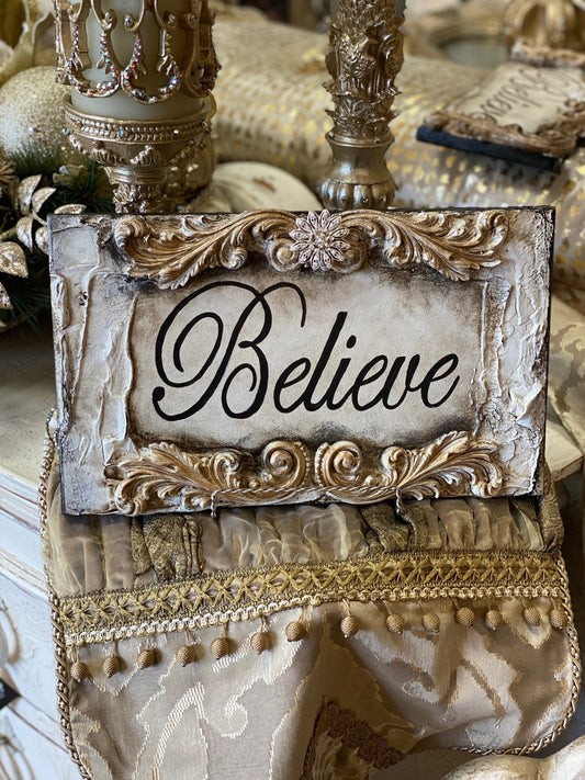 Michelle Butler Believe Plaque Plaques & More