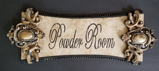 Michelle Butler Powder Room Plaque Plaques & More