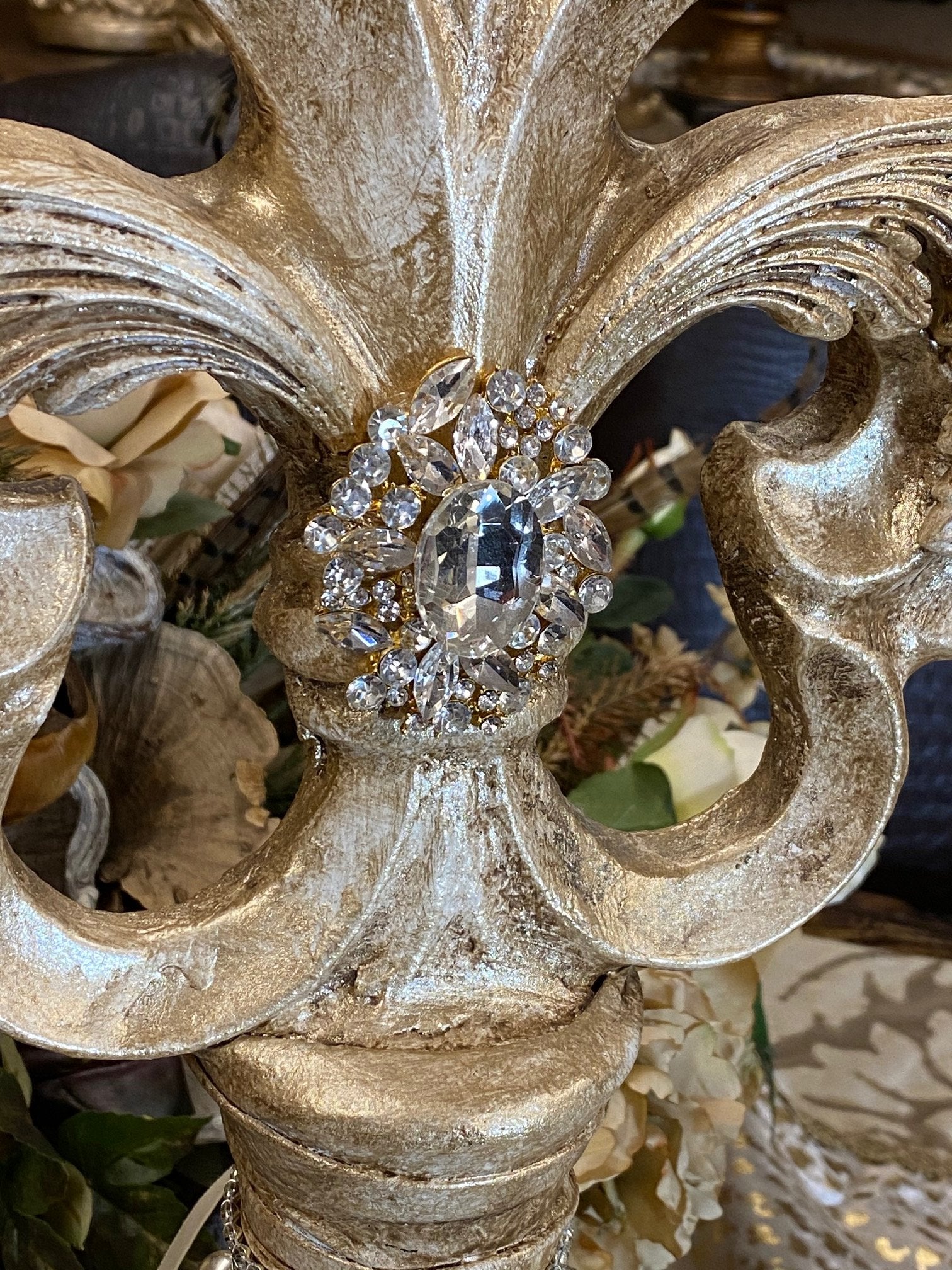 Michelle Butler Decorative Bottles Fleur De Lis