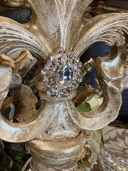 Michelle Butler Decorative Bottles Fleur De Lis