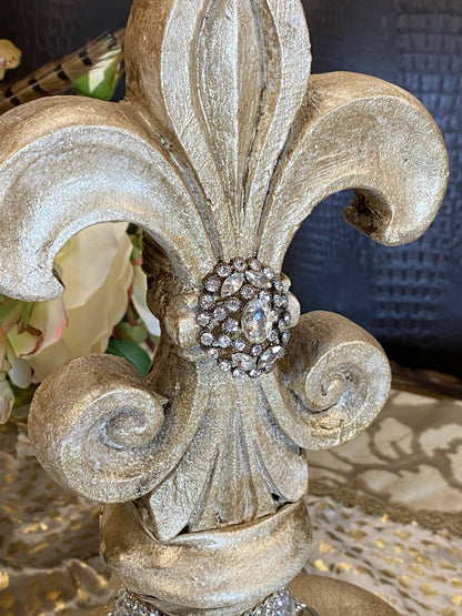 Michelle Butler Decorative Bottles Fleur De Lis