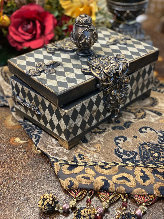 Michelle Butler Decorative Harlequin Box