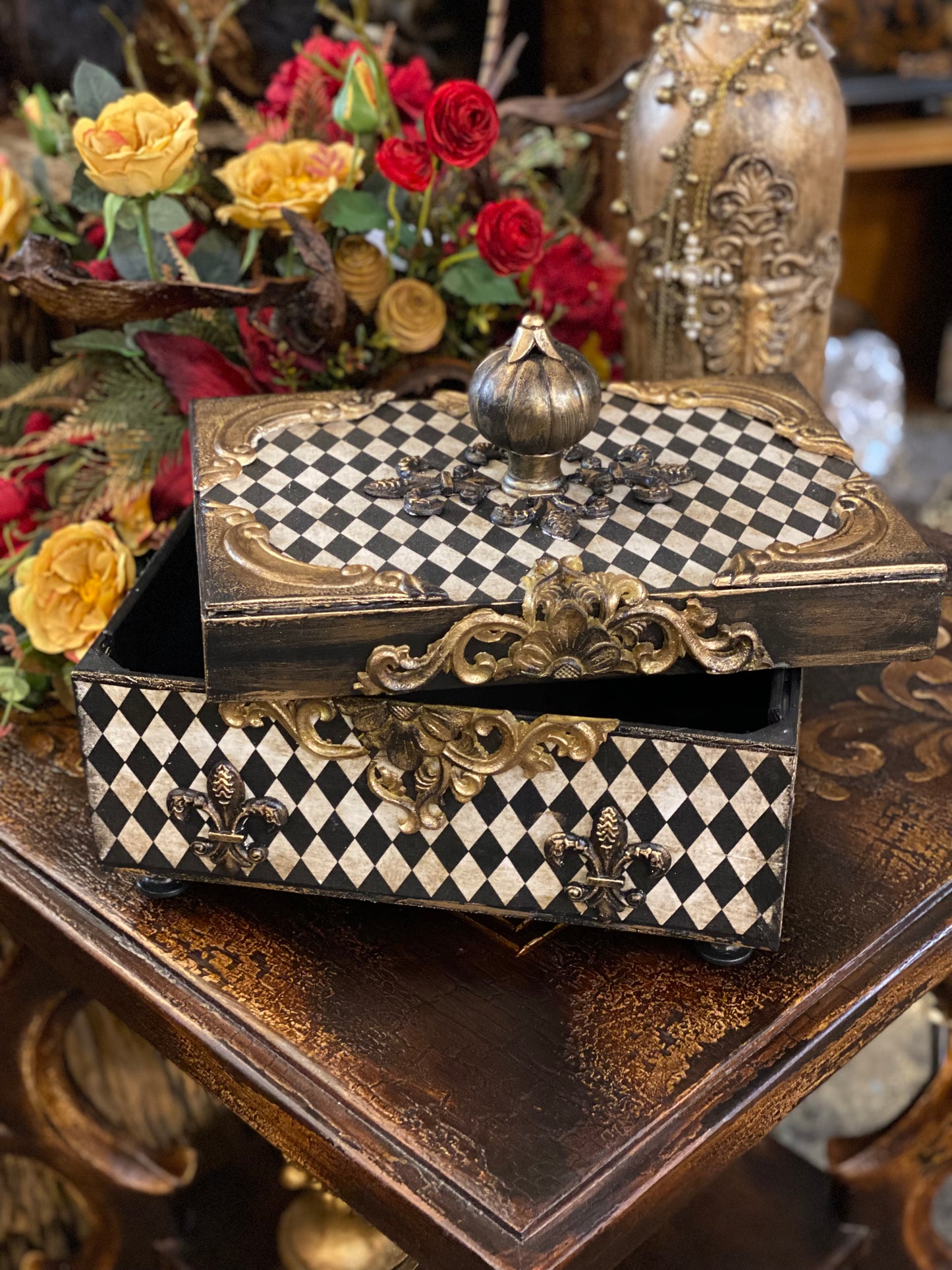 Michelle Butler Decorative Harlequin Box