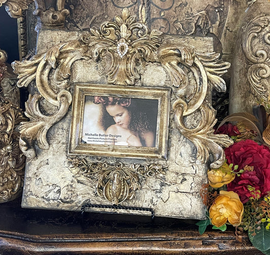 Michelle Butler Tabletop Frame With Acanthus Scrolls Frames