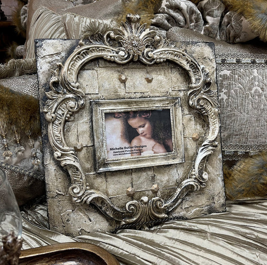 Michelle Butler Heirloom Tabletop Frame With Scroll Details Frames