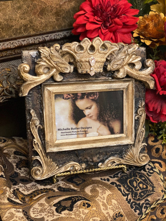 Michelle Butler Small Tabletop Frame With Crown Frames