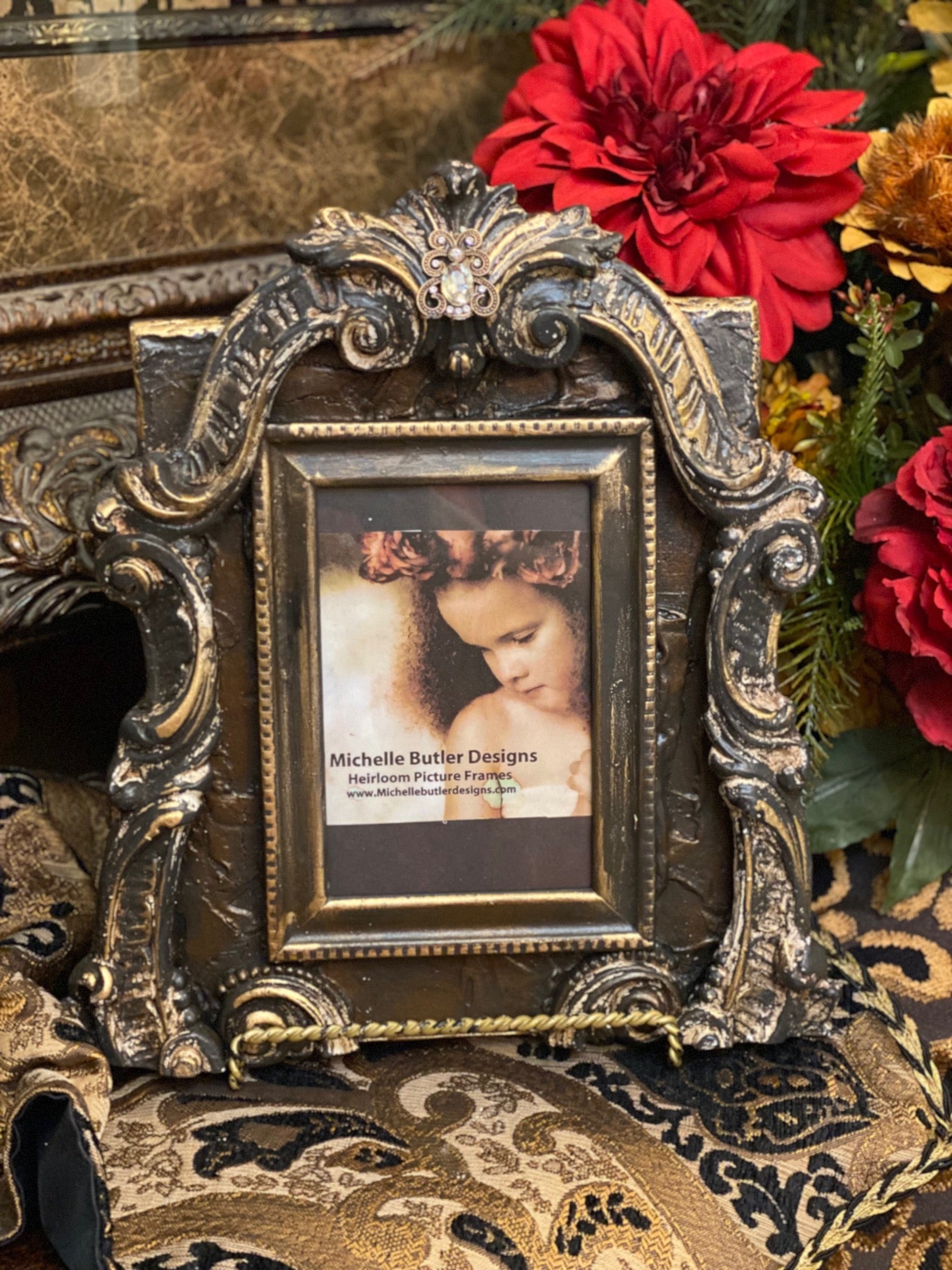 Michelle Butler Heirloom Tabletop Frame With Scrolls Frames