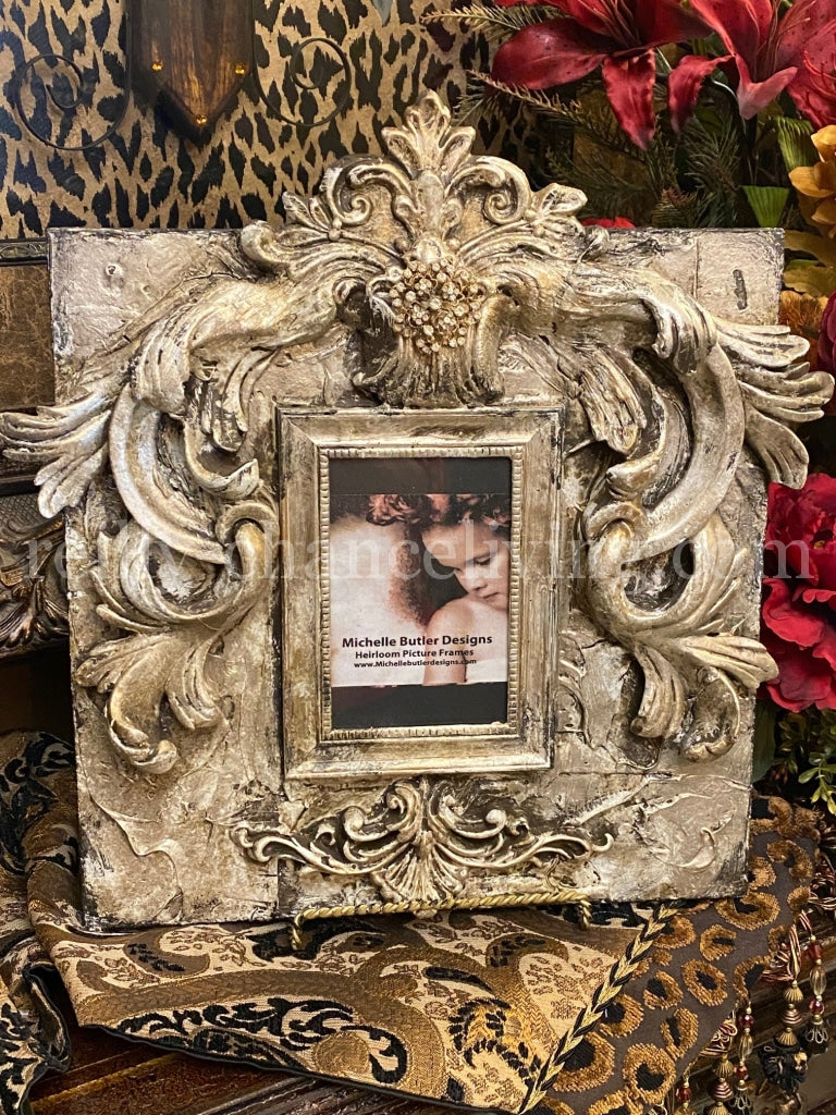 Michelle Butler Heirloom Tabletop Frame with Acanthus Scrolls