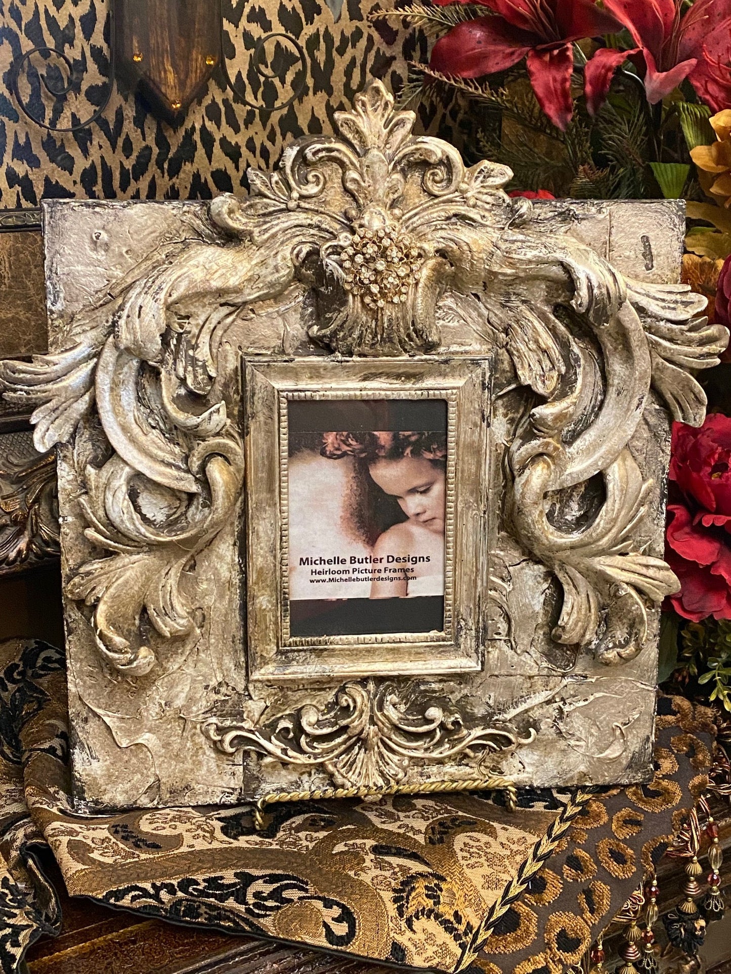 Michelle Butler Heirloom Tabletop Frame With Acanthus Scrolls Frames