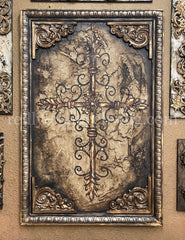 Michelle_Butler_wall_plaque_with_cross-Michelle_Butler_Designs_wall_art-old_world_decor_for_walls-reilly_chance