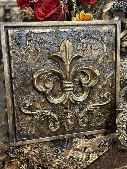 Michelle Butler Framed Fleur de Lis