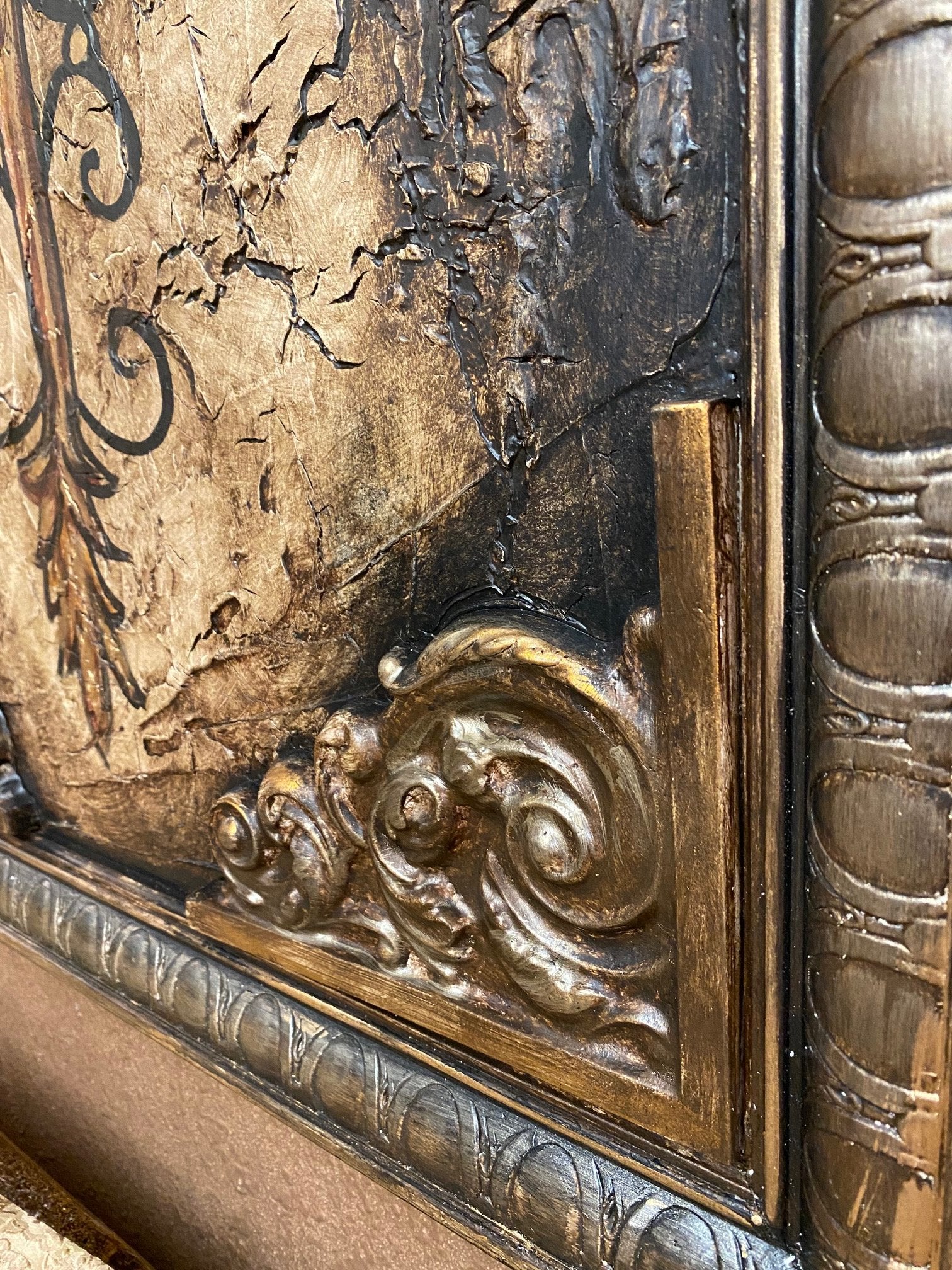 Michelle_Butler_wall_plaque_with_cross-Michelle_Butler_Designs_wall_art-old_world_decor_for_walls-reilly_chance